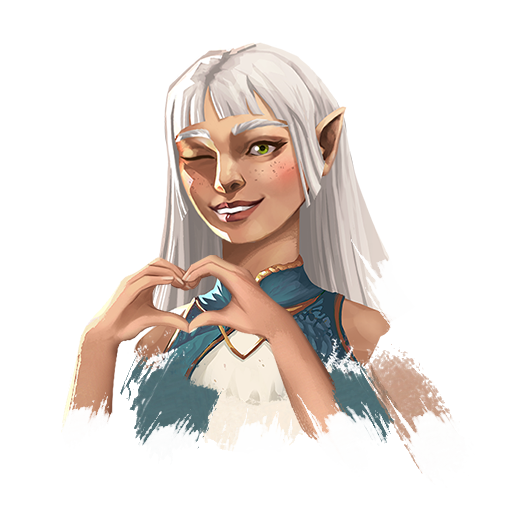 A character concept from Arcanterra Game - Leora